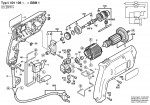Bosch 0 601 136 165 Gbm 1 Drill 230 V / Eu Spare Parts